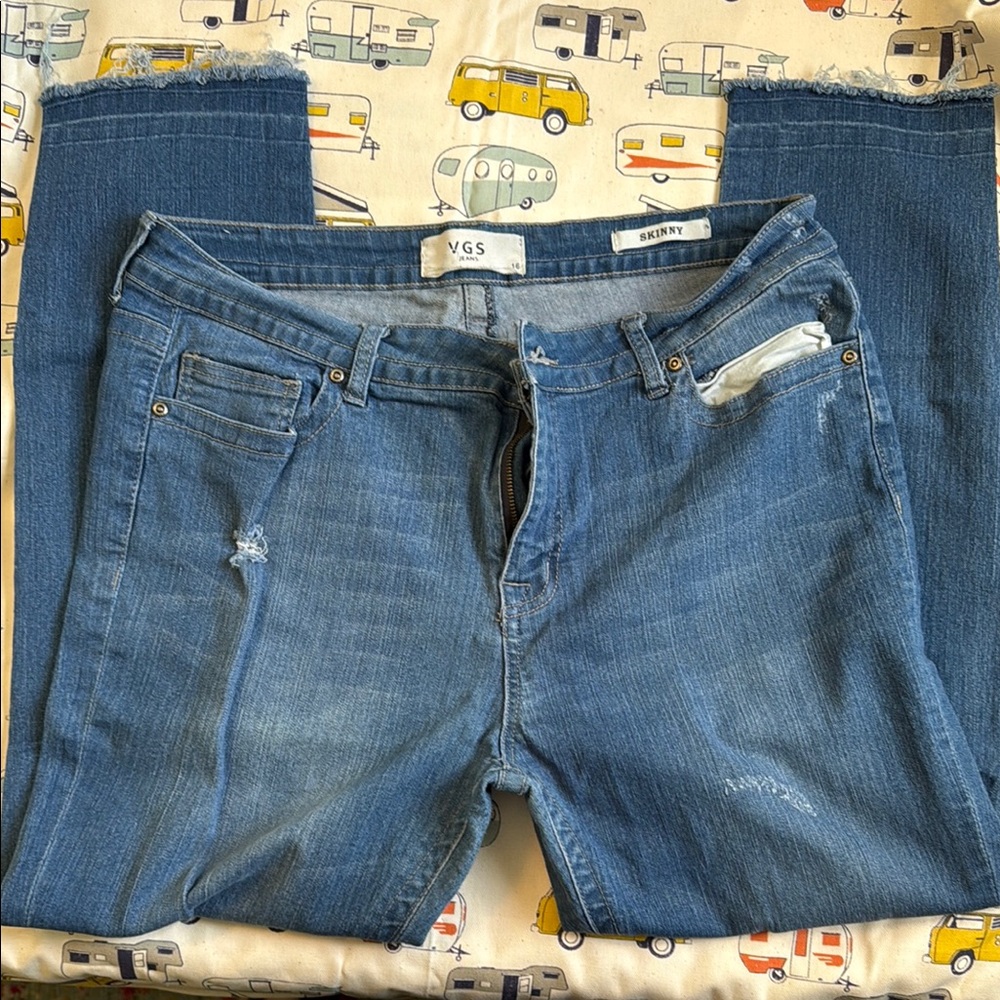 VGS Distressed Blue Jeans